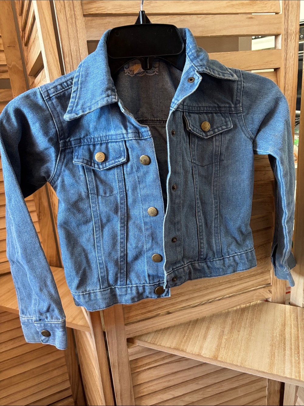 Btween Classic Kids Denim Jacket - Blue 6